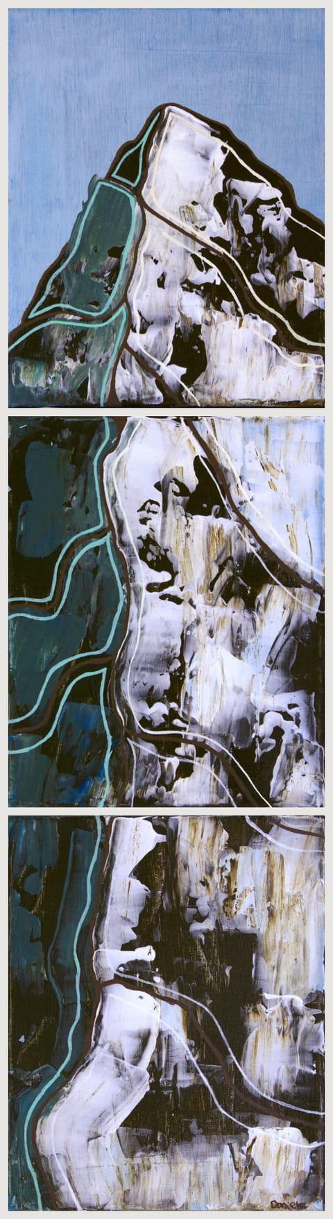 Mountains of the Mind, Veins of Madness, Acrylic on canvas