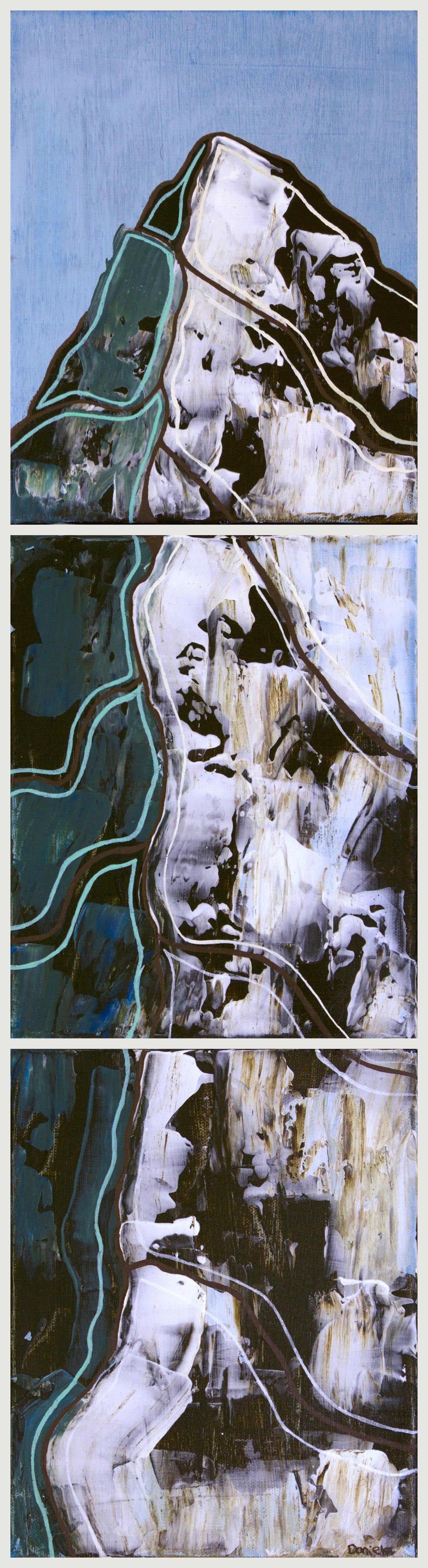 Mountains of the Mind, Veins of Madness, Acrylic on canvas